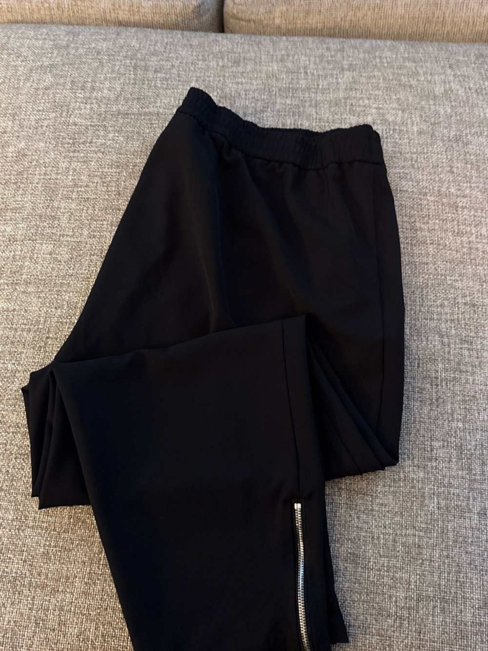 Eloquii Black Elastic Waist Pull-On Pants